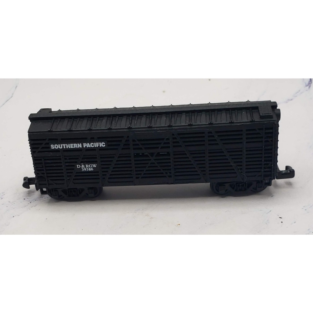 N Scale Cattle Box Car Southern Pacific D & RGW 39386 #421 High Speed